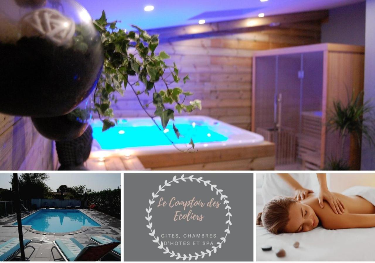 Bed and Breakfast Le Comptoir Des Ecoliers Gemozac Экстерьер фото
